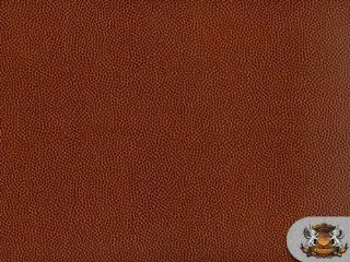 Vinyl Football Brown Fake Leather Upholstery Fabric By the Yard 