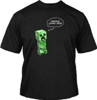 Jinx Official Licensed Minecraft Creepers Gonna Creep boys T shirt Novelty T Shirts Clothing