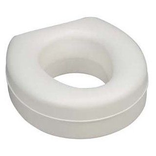 Mabis Deluxe Plastic Toilet Seat Riser, White 522 1508 1900 Health & Personal Care