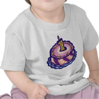 One Year Old Happy Birthday T shirts