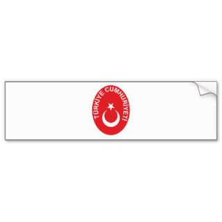Turkey coat of arms bumper sticker