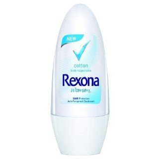 Rexona Roll on Cotton Body Responsive for Women 40 ml (Blue)  Deodorants  Beauty