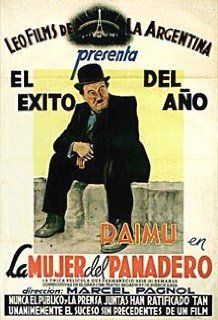 The Baker's Wife 1938 Original Argentina Poster Marcel Pagnol Raimu Raimu, Ginette Leclerc, Fernand Charpin, Robert Vattier Entertainment Collectibles