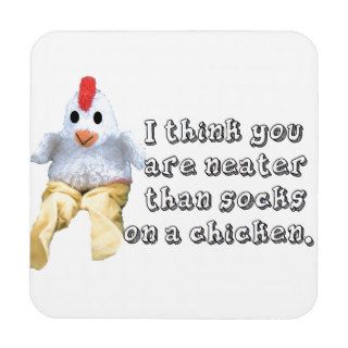 Chicken Humor Beverage Coaster