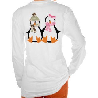 Military Penguin Couple T Shirts