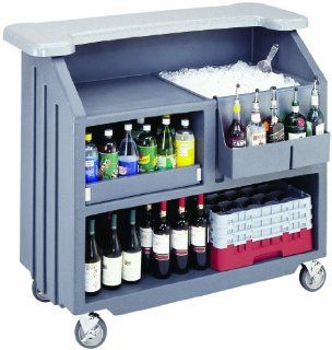 5 Bottle Speed Rail, Ice Sink With Drain And Decorative Countertop    1 Per Case Kitchen & Dining