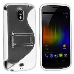 White S Shape TPU Rubber Skin Case for Samsung Galaxy Nexus i9250 BasAcc Cases & Holders