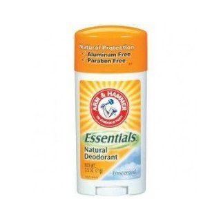 Arm And Hammer Essentials Deodorant, Unscented   2.5 Oz Health & Personal Care