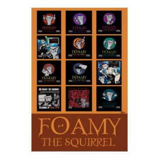 Foamy Album Covers Poster