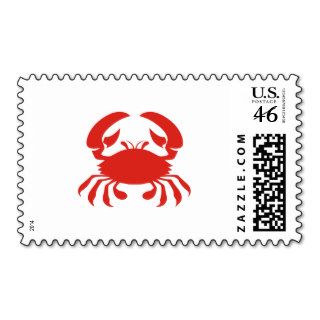 Red Crab Logo Stamps