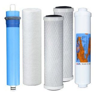 TGI 525 RO System Replacement Water Filter Kit   Reverse Osmosis Water Filtration System