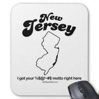 NEW JERSEY   "NEW JERSEY STATE MOTTO" T shirts and Mouse Mat