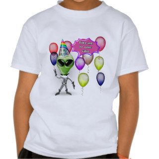 Birthday Alien T Shirt