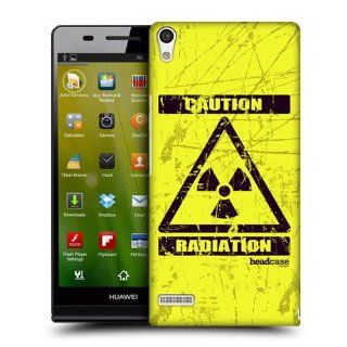 Head Case Designs Radiation Hazard Symbol Back Case Cover For Huawei Ascend P6 Cell Phones & Accessories