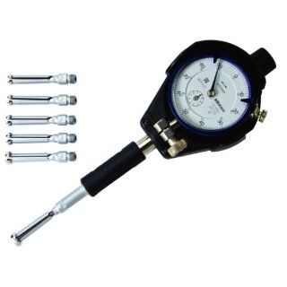 Mitutoyo 526 126 Dial Bore Gauge for Extra Small Holes, 7 10mm Range, 0.01mm Graduation, +/ 0.004mm Accuracy Bore Measurement Gauges