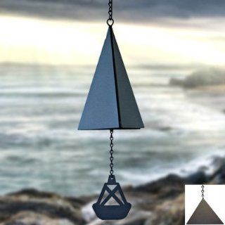 North Country Wind Bells, Inc. 107.5040 Cape Cod Bell with black triangle wind catcher Patio, Lawn & Garden
