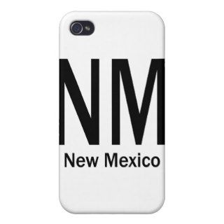 NM New Mexico plain black iPhone 4/4S Covers