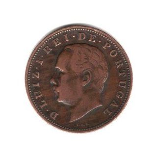 1883 Portugal 20 Reis Coin KM#527 