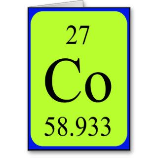 Element 27 card   Cobalt