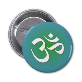 Hindu OM   Meditation Symbol Buttons