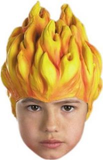 Childs Torch Wig Mask Clothing