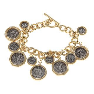 Ralph Lauren Goldtone Coin Charms Bracelet Ralph Lauren Fashion Bracelets