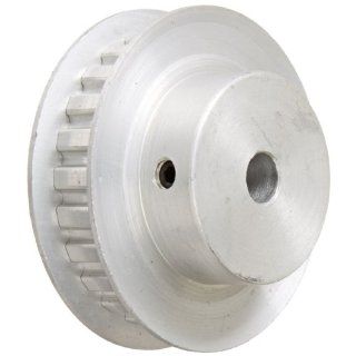 Gates PB24XL025 PowerGrip Aluminum Timing Pulley, 1/5" Pitch, 24 Groove, 1.528" Pitch Diameter, 1/4" to 5/8" Bore Range, For 1/4" Width Belt