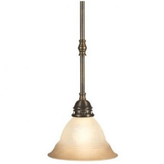 Portfolio Antique Brass Libbe Mini Pendant Light with Frosted Shade   Ceiling Pendant Fixtures  