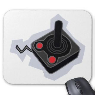 Retro Joystick   Video Games Gamer Gaming PC Mouse Mat