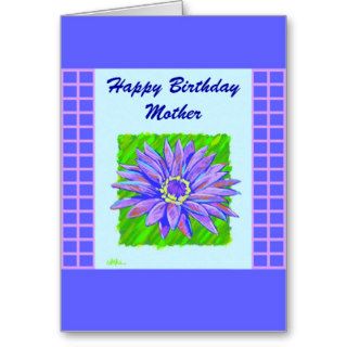 A Happy Birthday Mother Card Flowers