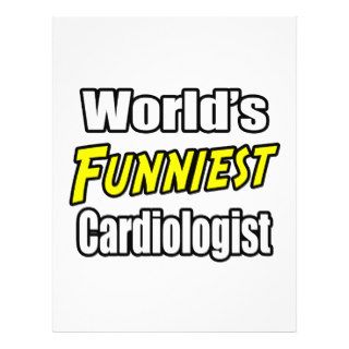 World's Funniest Cardiologist Flyer Design