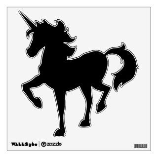 unicorn animal silhouette wall decal black GIANT
