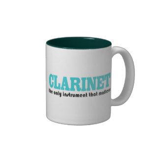 Clarinet Slogan Music Gift Mugs