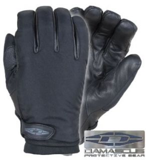 DEW530 Stealth X EliteTM   Nylon back w/Leather palms & Thermolite Size L Color Black at  Mens Clothing store