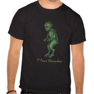 The Fierce Reptilian Chupacabras Dark T Shirt