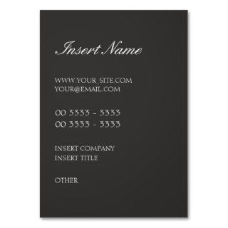 Elegant Black Business Card Template