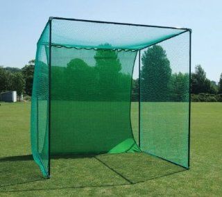 GOLF CAGE   Includes Galvanised Frame & Net (Professional Golf Club Spec)  Golf Hitting Nets  Sports & Outdoors