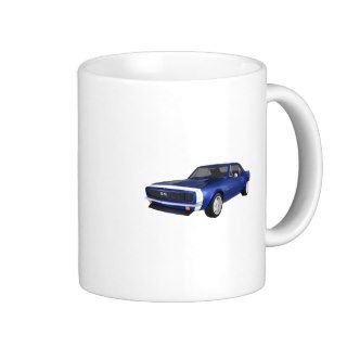1967 Camaro SS Blue Finish 3D Model Mug