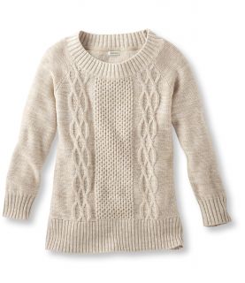 Womens Marled Mix Stitch Sweater, Pullover
