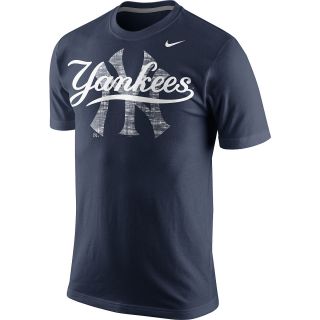 NIKE Mens New York Yankees Team Issue Woodmark Short Sleeve T Shirt   Size Xl,