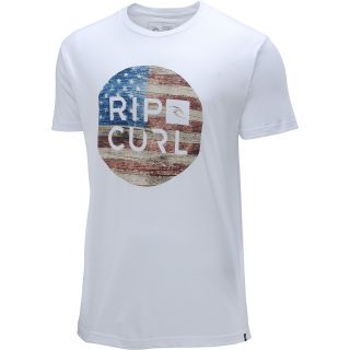RIP CURL Mens Pride Premium Short Sleeve T Shirt   Size Xl, White
