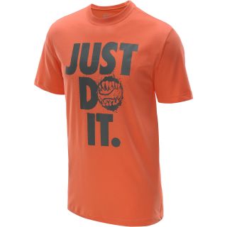 NIKE Mens Just Do It Bites Short Sleeve Tennis T Shirt   Size 2xl, Turf Orange