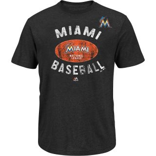 MAJESTIC ATHLETIC Mens Miami Marlins League Legend Short Sleeve T Shirt   Size