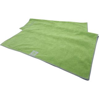 GAIAM Dual Grip Yoga Towel, Green