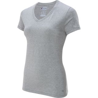 CHAMPION Womens Authentic Jersey Short Sleeve V Neck T Shirt   Size Large,