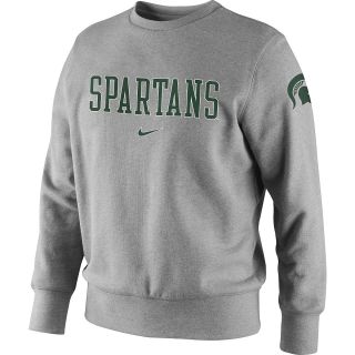 NIKE Mens Michigan State Spartans University Crew Sweatshirt   Size Large, Dk.