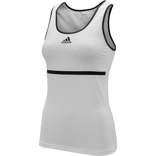 adidas Womens Sequencials Classical Tennis Tank   Size Mediumreg, White/black