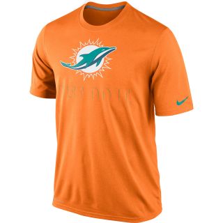 NIKE Mens Miami Dolphins Legend Just Do It Dri FIT Short Sleeve T Shirt   Size