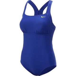 NIKE Womens Fast Back Trainer Tank One Piece Swimsuit   Size 10, Deep Royal