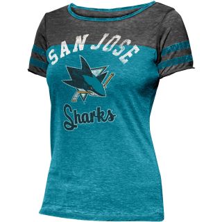 Touch By Alyssa Milano Womens San Jose Sharks Morgan Short Sleeve T Shirt  
